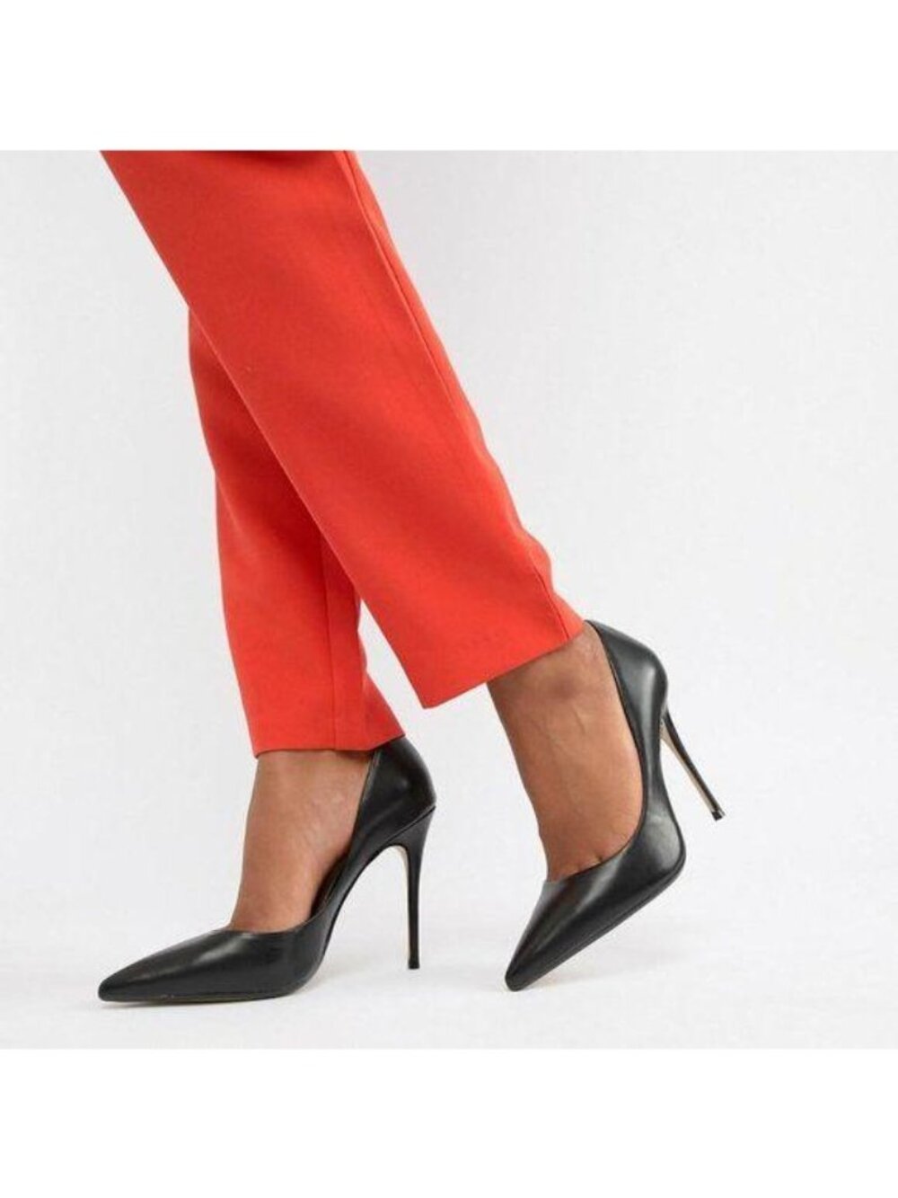 Bronx Pointy Toe Elasticized High Heel Pumps ASOS